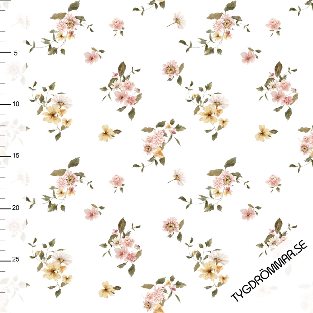 LOVELY FLORALS RIBBED - 3