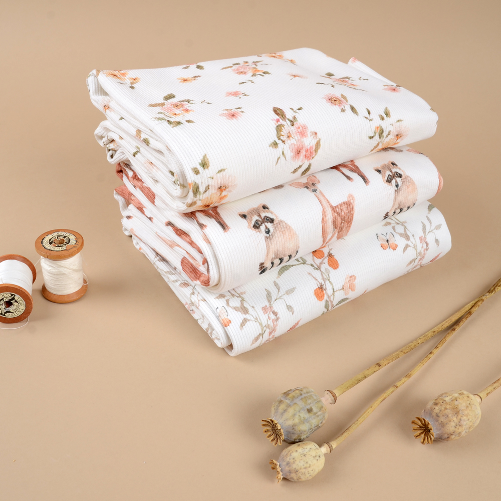 LOVELY FLORALS RIBBED - 4