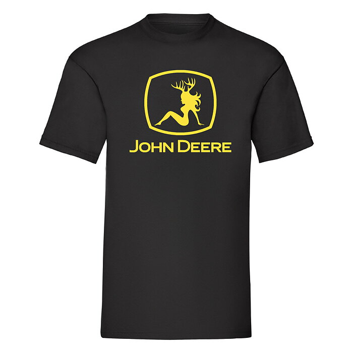 T-Shirt John Deere "Deere Babe"-Svart