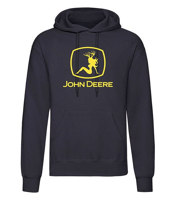 Huvtröja John Deere "Deere Babe" Svart