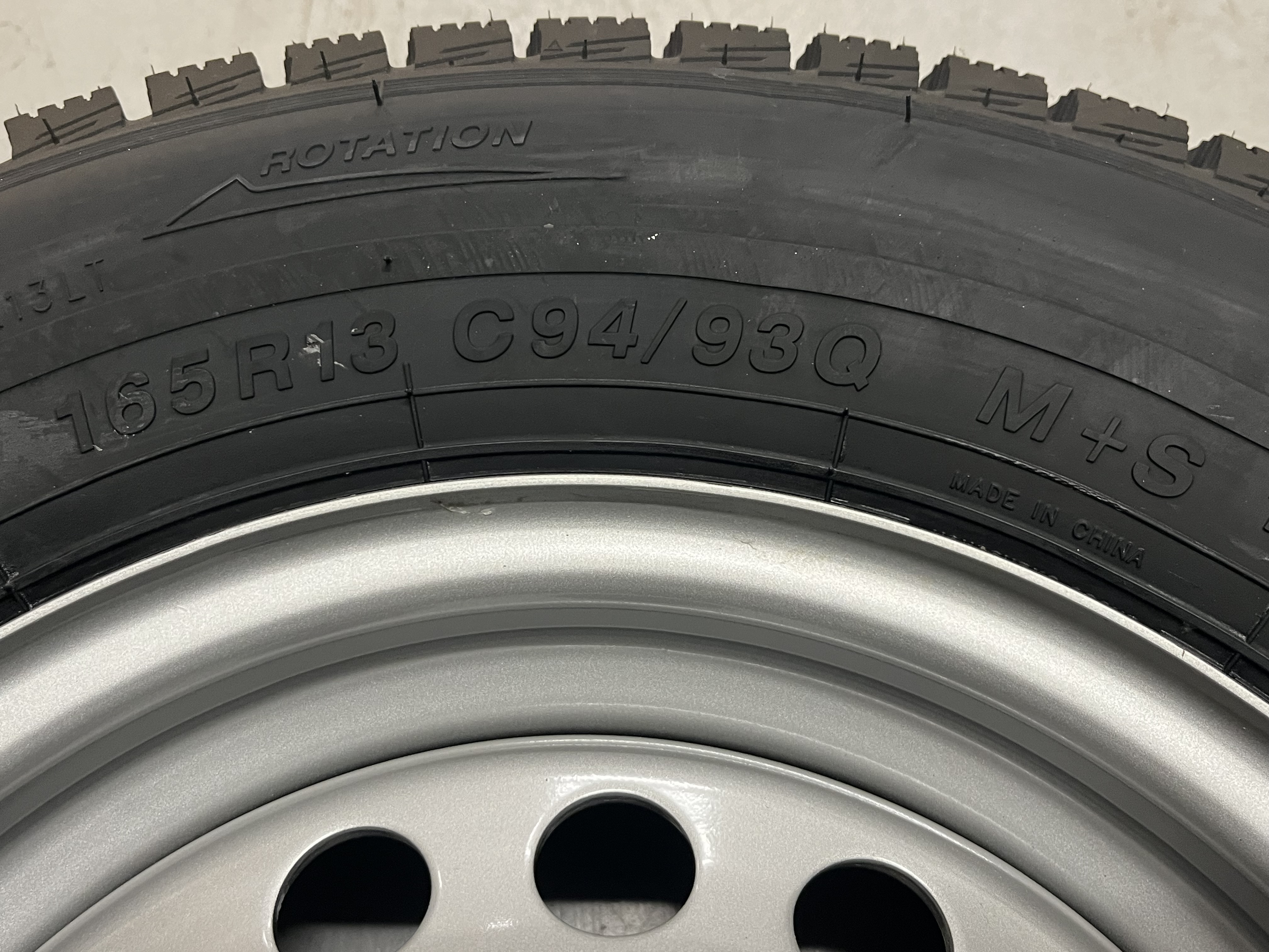 Dubbhjul 165/80 R13 C8 4 bult - 4