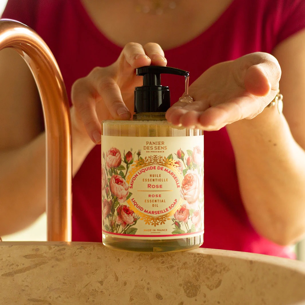 Panier des Sens Rose Marseille Flytande Tvål (500 ml) - 3