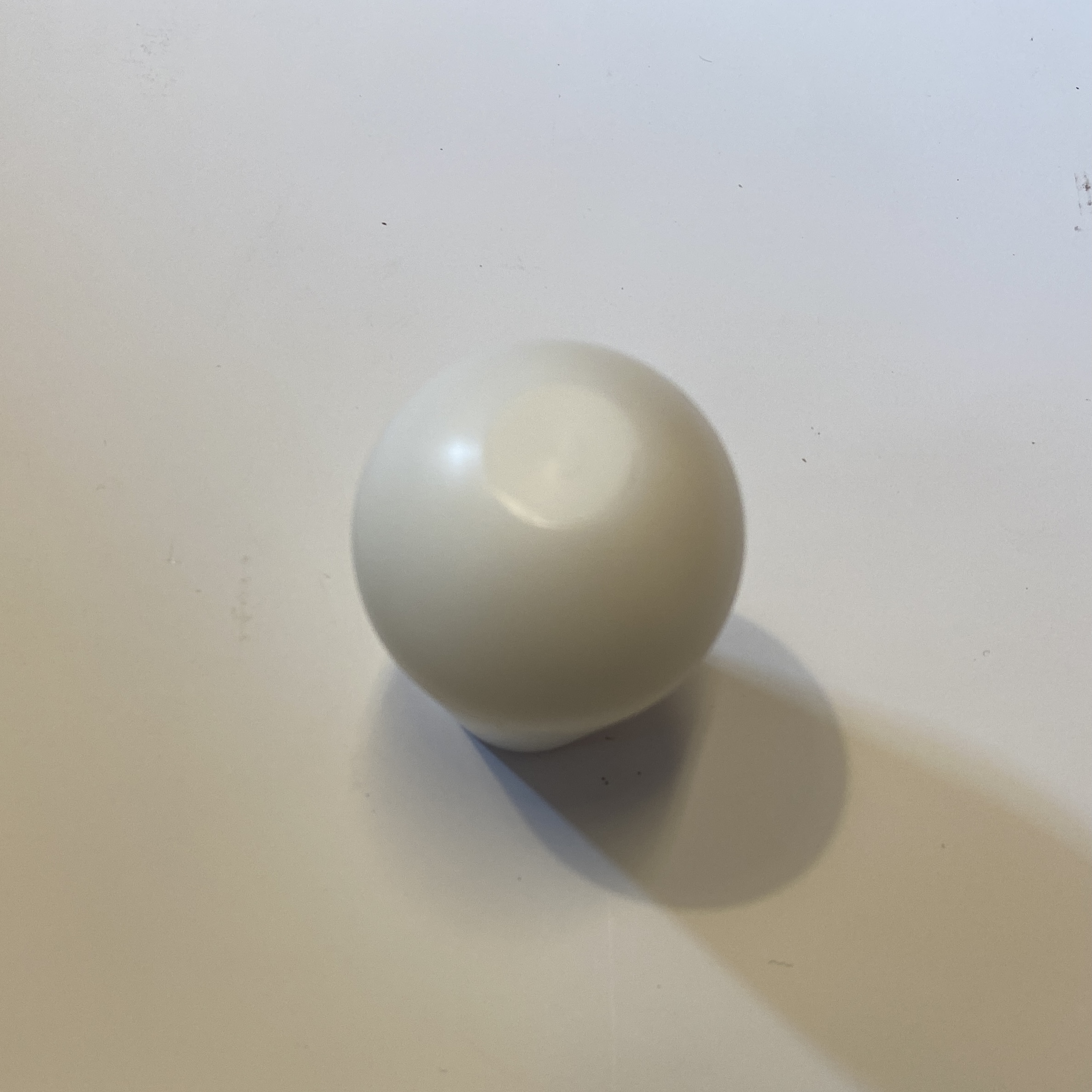 Gear knob nylon white (M10x1.5)