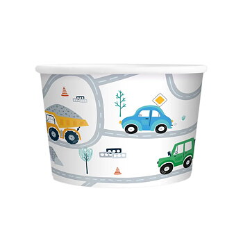 Glassbägare - Bilar 6-pack
