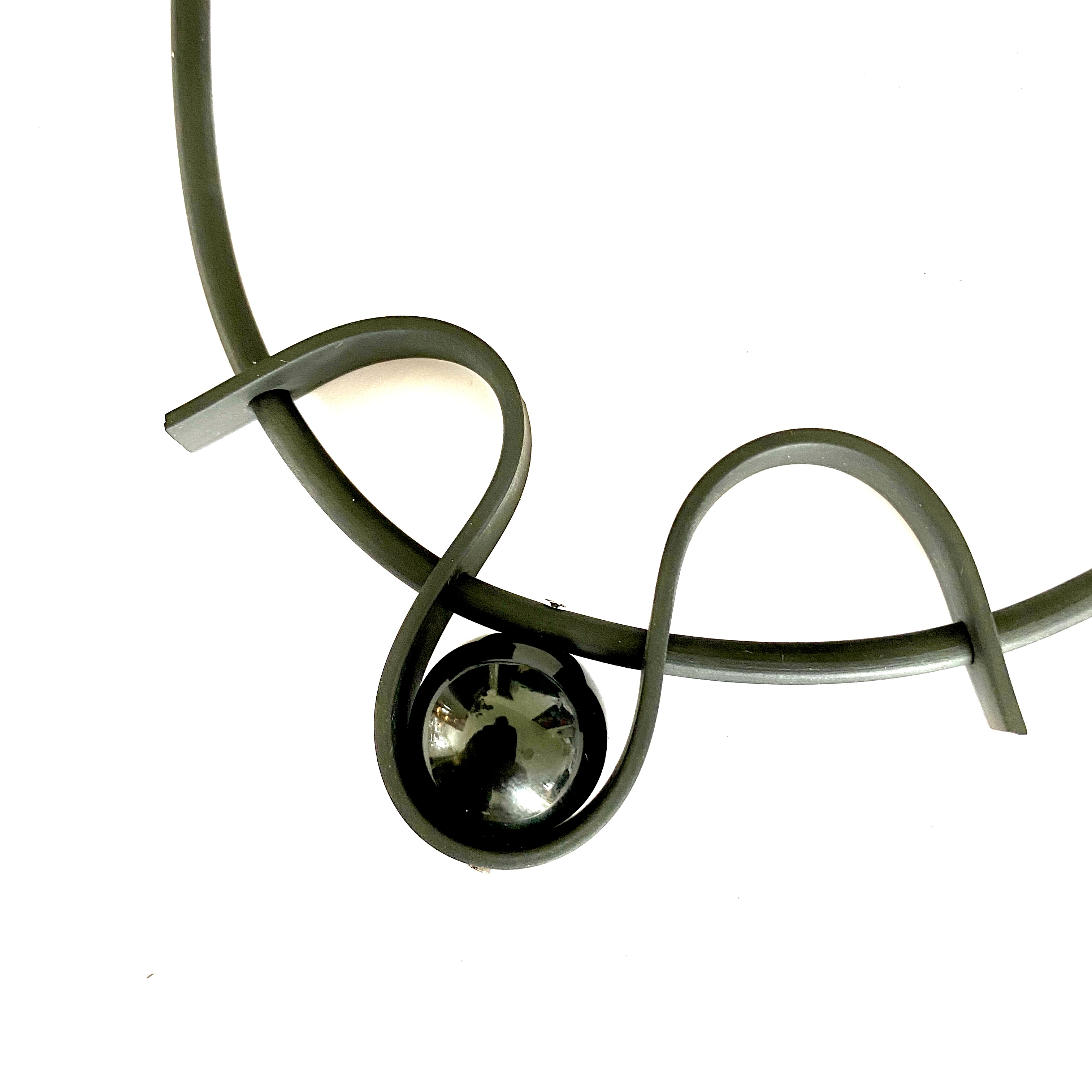 Necklaces rubber Black Ceramic - 2