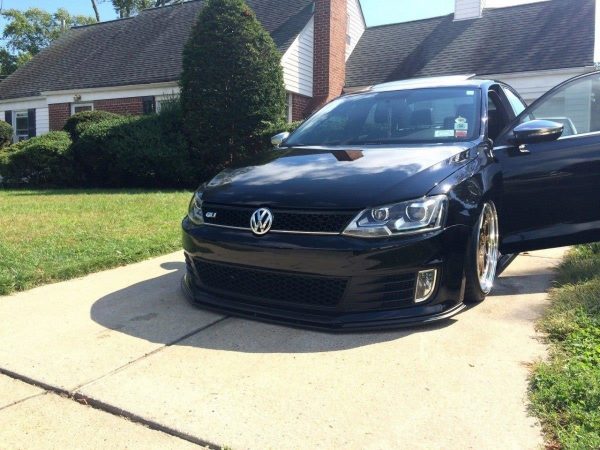 Front Splitter Vw Jetta Vi Gli / Blanksvart - 3