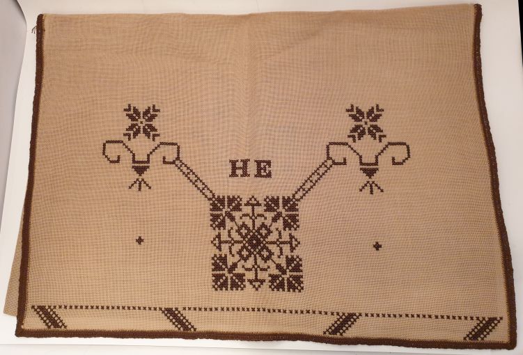 Pajama case monogram HE 1930s