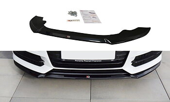 Front Splitter V.1 Audi A6 C7 S-Line/ S6 C7 Facelift / Blanksvart