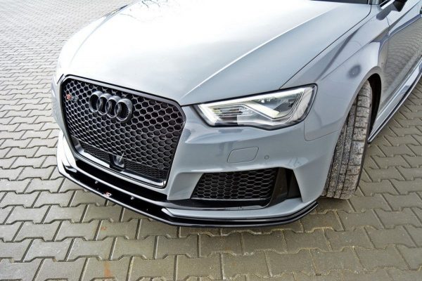 Front Splitter V.2 Audi Rs3 8Va Sportback / Blanksvart - 5
