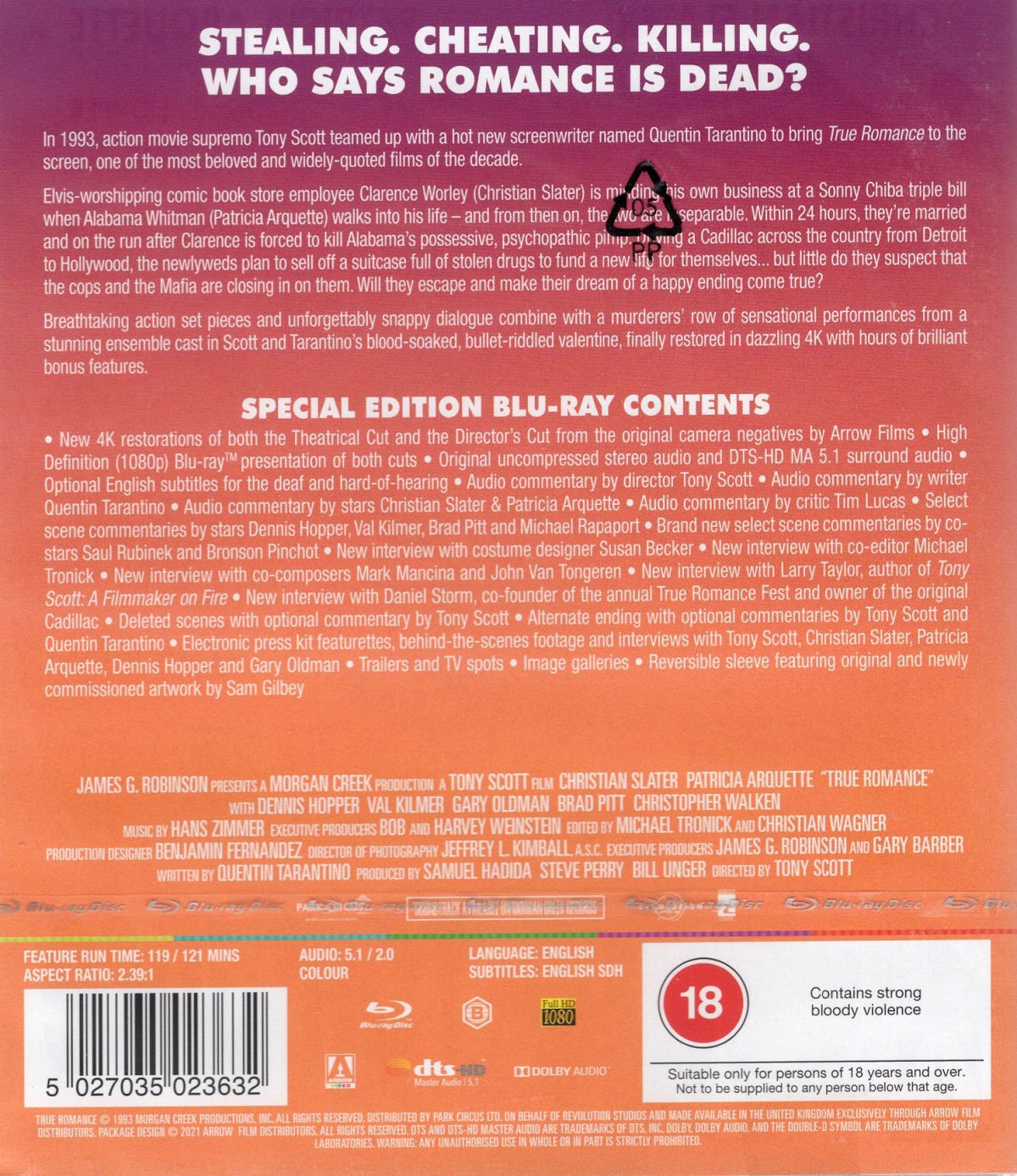 True Romance (ej svensk text) (Blu-ray) - 2
