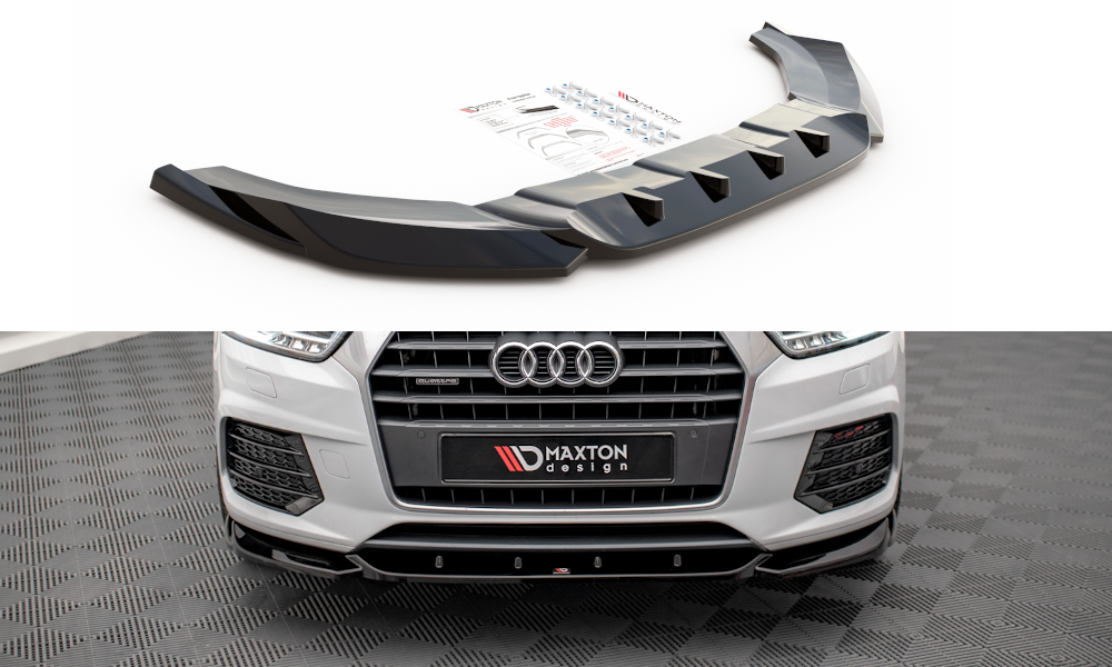 Maxton Design - FRONT SPLITTER V.1 AUDI Q3 8U FACELIFT