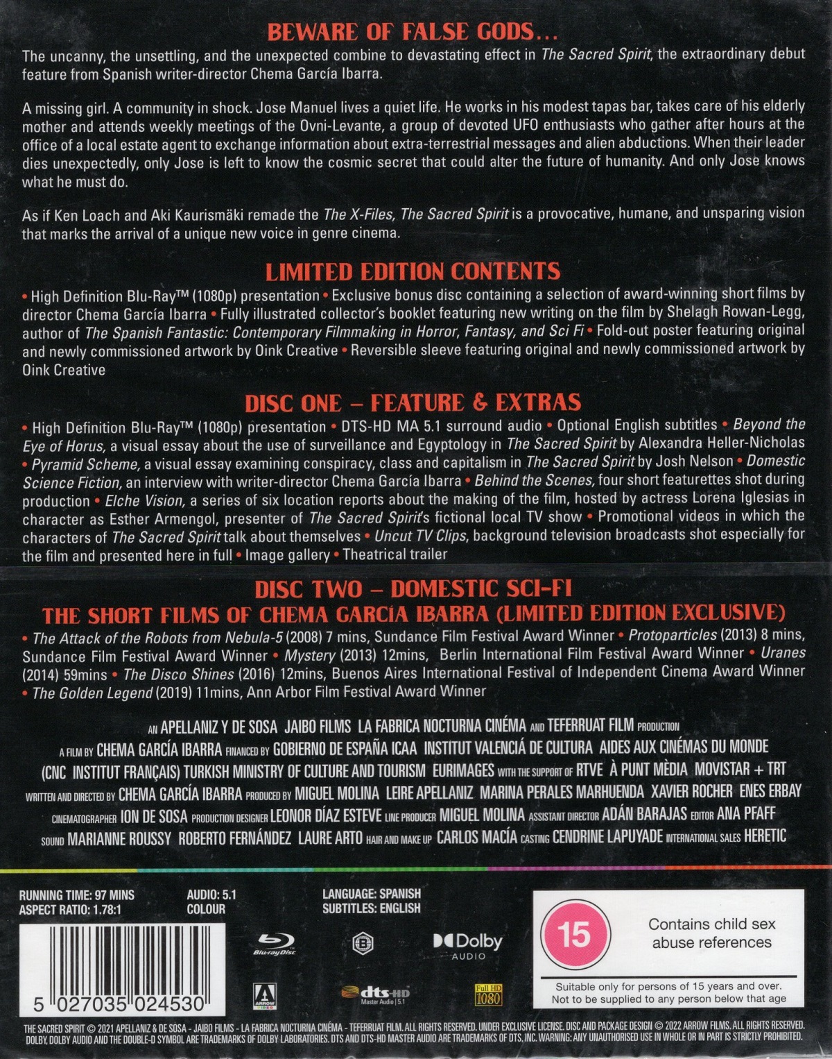 Sacred Spirit (Limited Edition) (ej svensk text) (Blu-ray) - 2