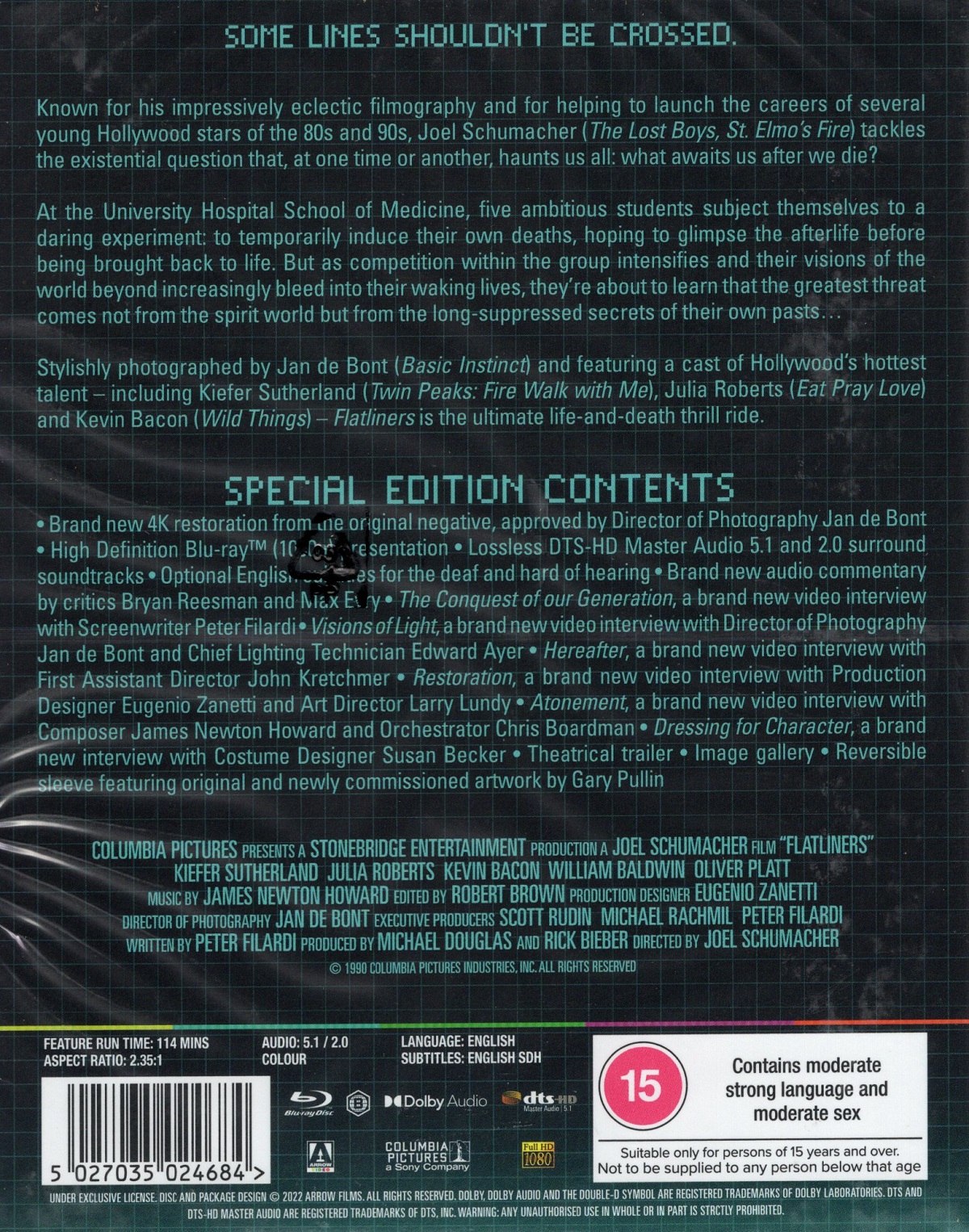 Flatliners (ej svensk text) (1990) (Blu-ray) - 2