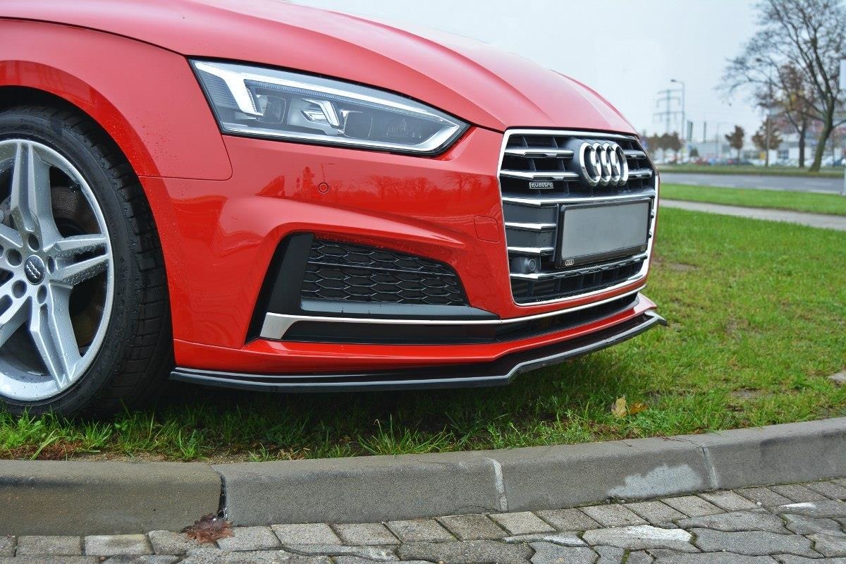 Front Splitter V.1 Audi A5 F5 S-Line / Kolfiberlook - 3