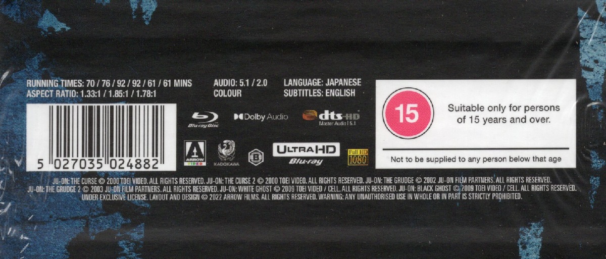 Ju-on - The Grudge Collection (Limited Edition) (ej svensk text) (4K Ultra HD + Blu-Ray) - 4