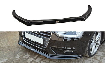 Front Splitter V.2 Audi A4 B8 (Facelift) / Blanksvart