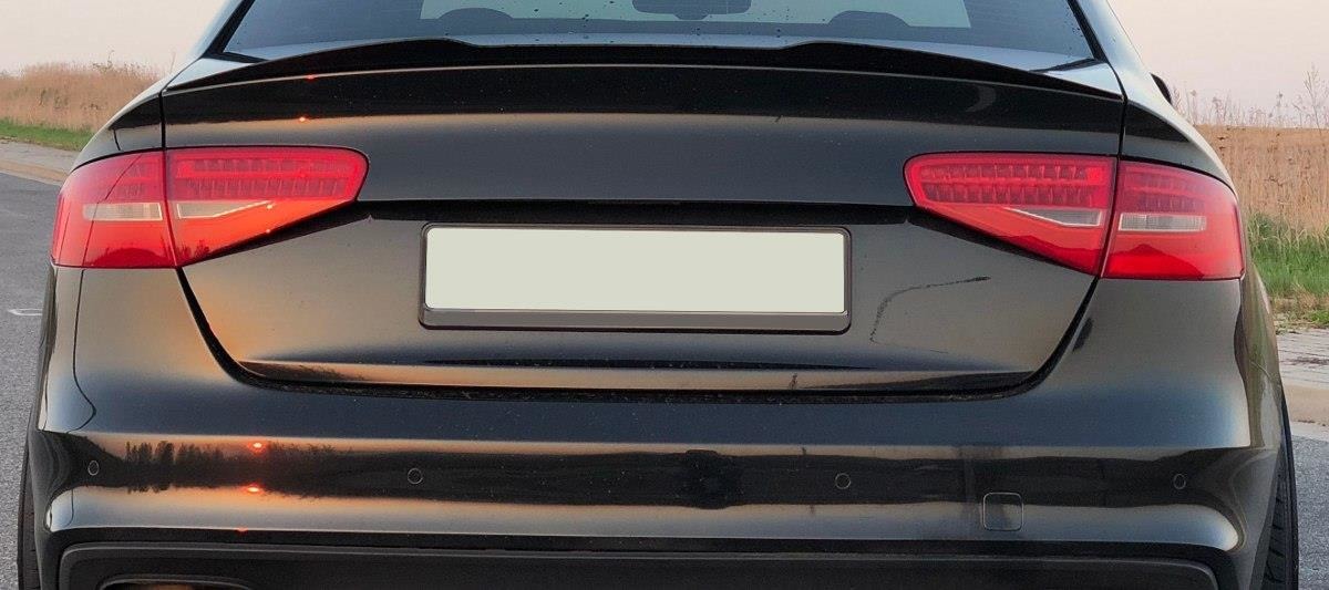 Maxton - Spoiler Cap Audi S4 B8 Facelift / Blanksvart - 2