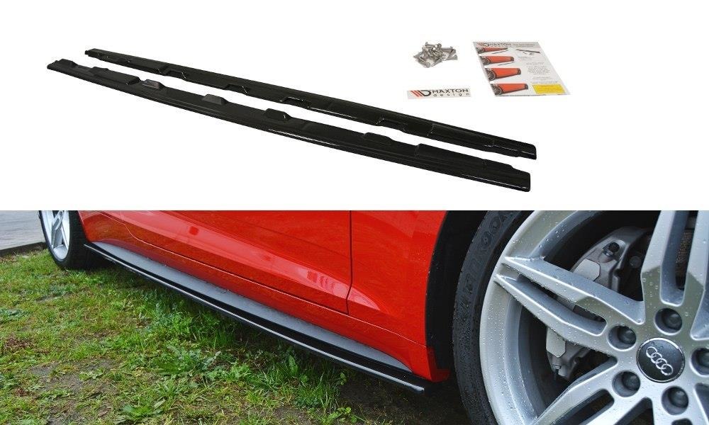Sidokjolar Diffusers Audi A5 F5 S-Line / Kolfiberlook