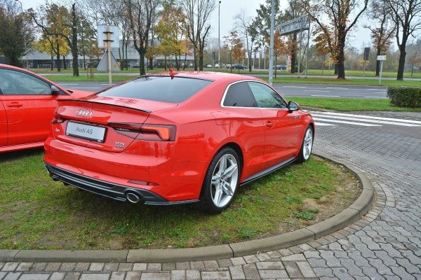 Sidokjolar Diffusers Audi A5 F5 S-Line / Kolfiberlook - 4