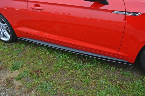 Sidokjolar Diffusers Audi A5 F5 S-Line / Kolfiberlook - 3