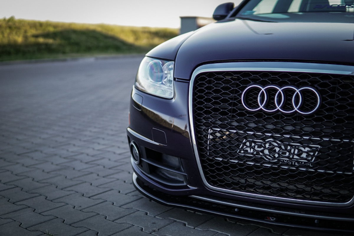 Front Splitter / Läpp Audi A6 S-Line C6 Fl Kolfiberlook - 4