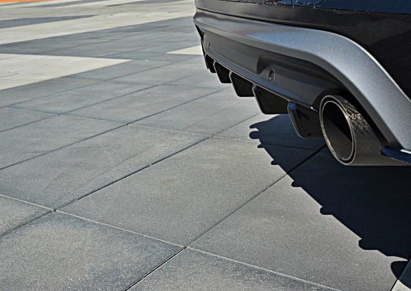 Bakre Valance Volvo V60 Polestar Facelift / Blanksvart - 2