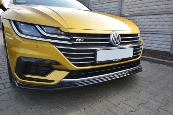 Front Splitter V.1 Vw Arteon / Blanksvart