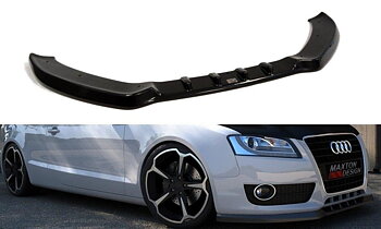 Front Splitter Audi A5 8T (För Standard Version Av A5) / ABS Svart Struktur