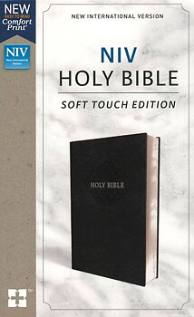 NIV Holy Bible - Black- Soft Touch Edition