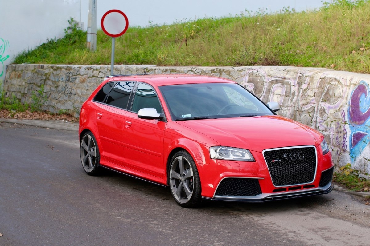 Sidokjolar Diffusers Audi S3 8P (Facelift Model) 2009-2013 / Blanksvart - 3
