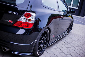 Sidokjolar Diffusers Honda Civic Ep3 (Mk7) Type-R/S Facelift / Blank
