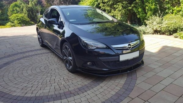 Front Splitter Opel Astra J Gtc / Kolfiberlook - 2