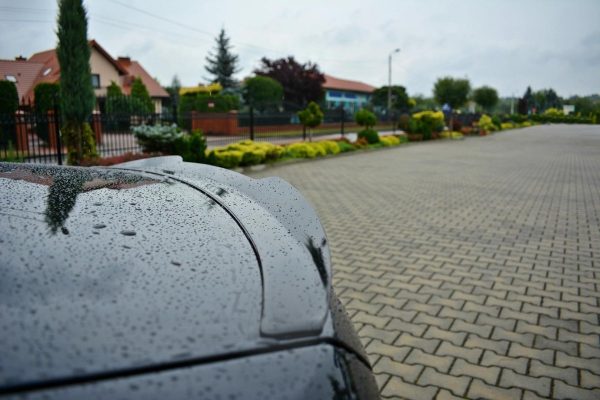 Spoiler Cap BMW 3 E92 Mpack / Blanksvart - 4