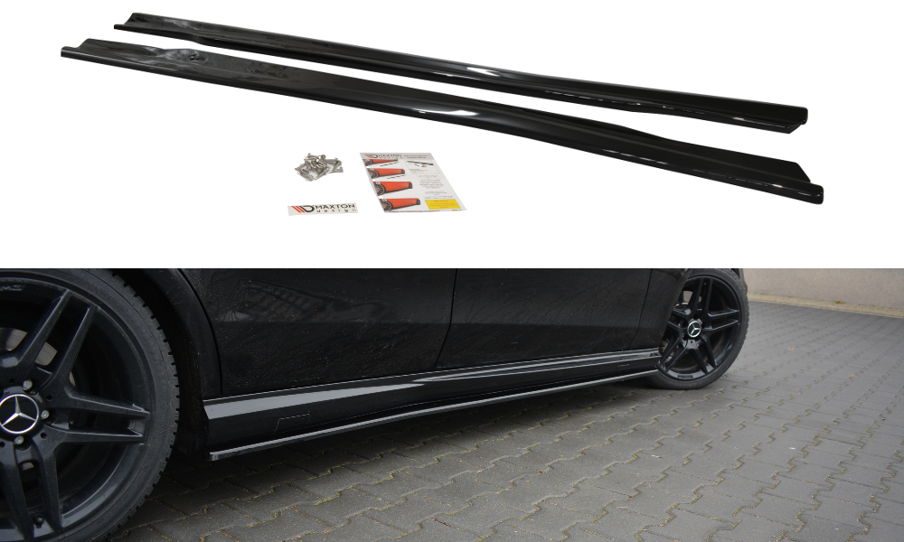 Sidokjolar Diffusers Mercedes-Benz E63 Amg W212 / Kolfiber