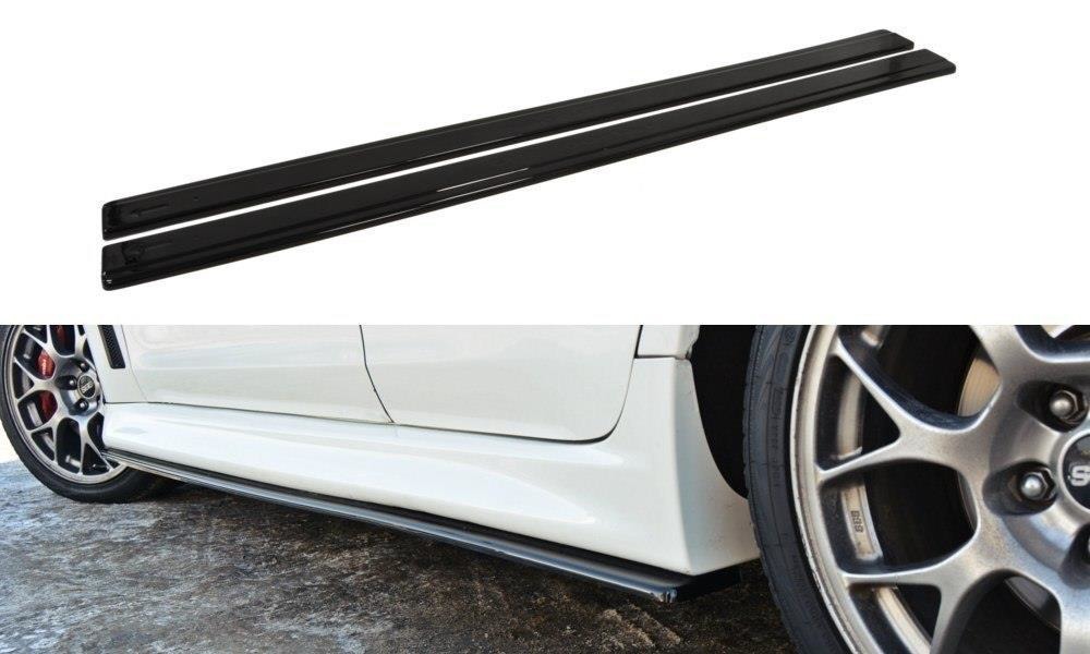 Sidokjolar Diffusers Mitsubishi Lancer Evo X / Kolfiberlook