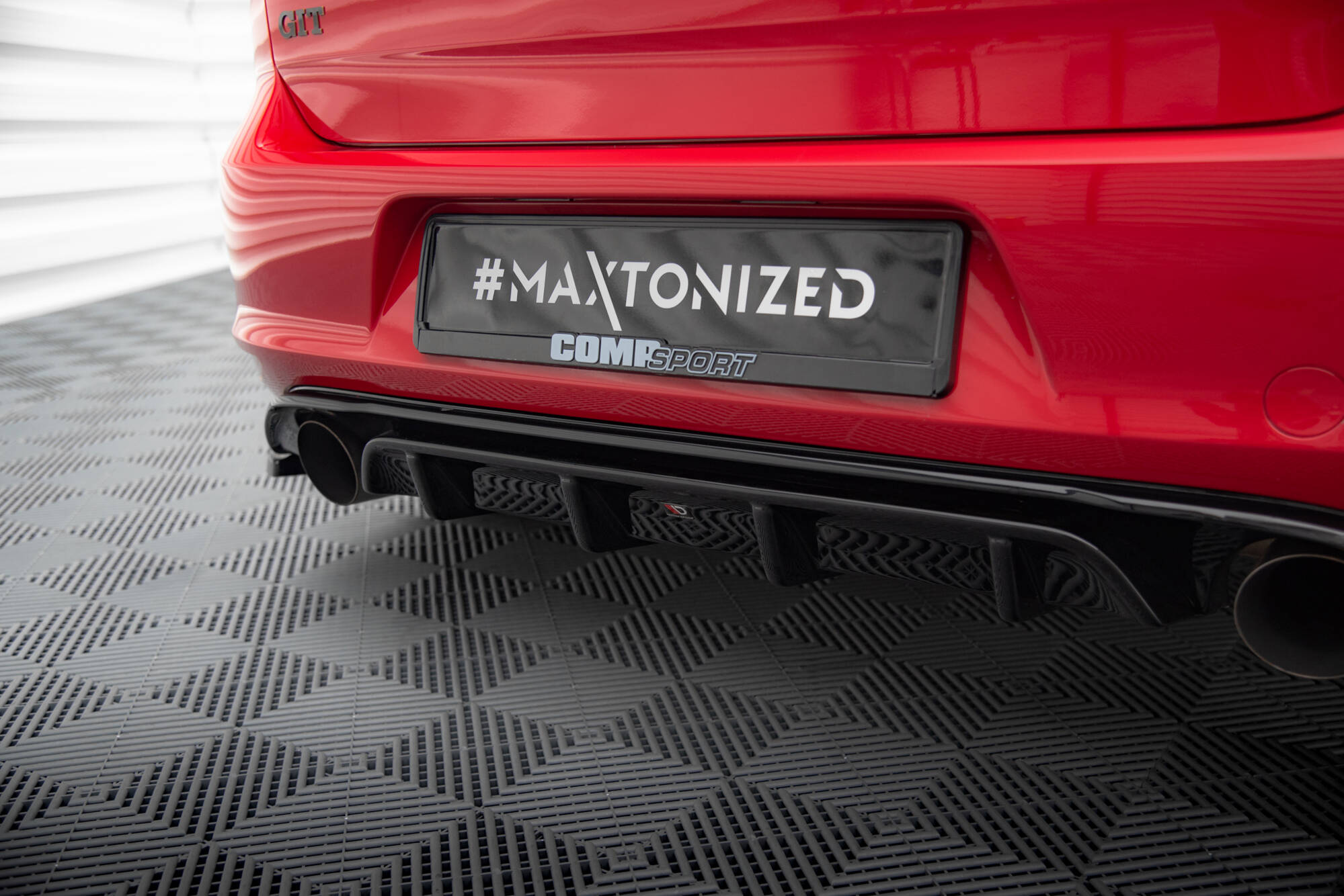 REAR DIFFUSER VW GOLF VII GTI CLUBSPORT - 2