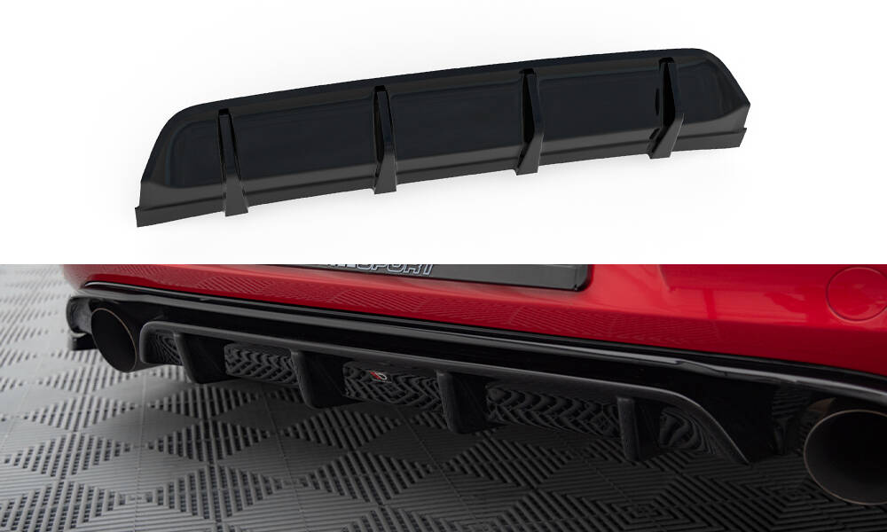 REAR DIFFUSER VW GOLF VII GTI CLUBSPORT