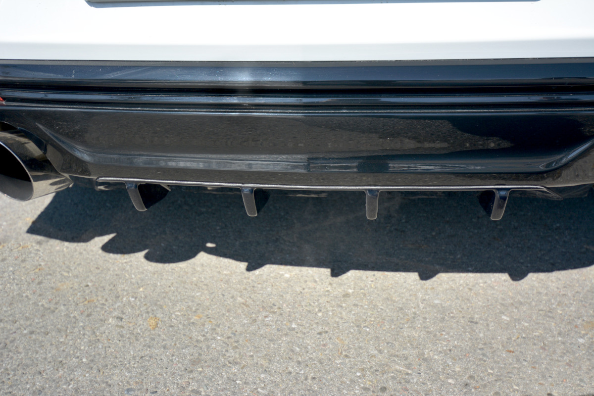 Bakre Valance Chevrolet Camaro 6Th-Gen. Phase-I 2Ss Coupe / ABS Svart Struktur