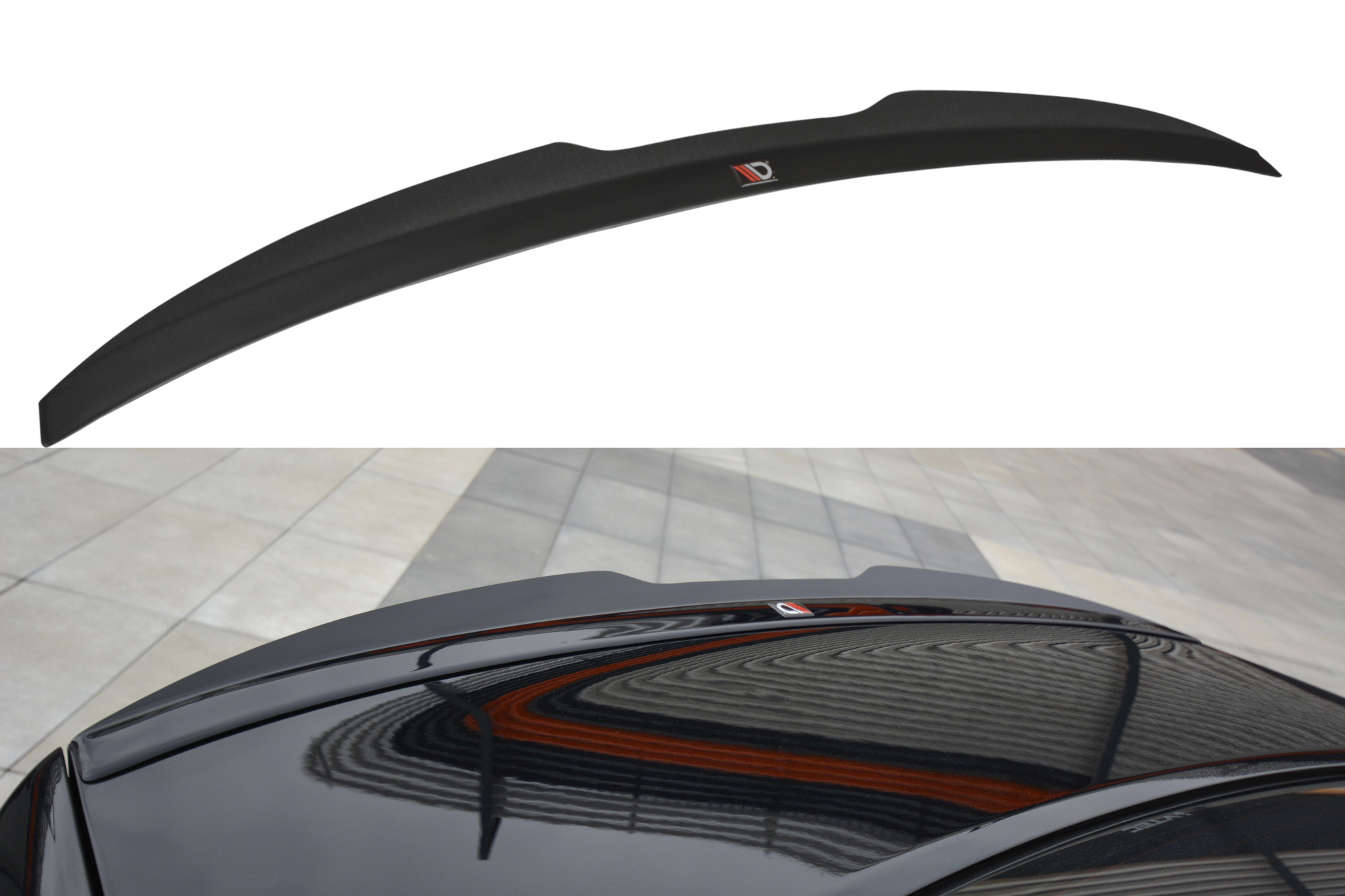 Spoiler Extension Honda Accord Mk8. (Cu-Series) Preface Sedan / Texturerad