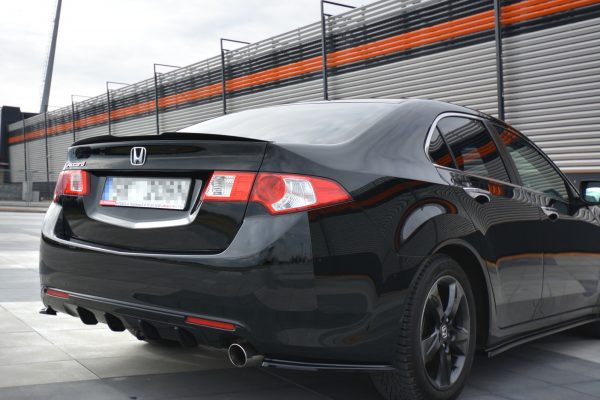Spoiler Extension Honda Accord Mk8. (Cu-Series) Preface Sedan / Texturerad - 2