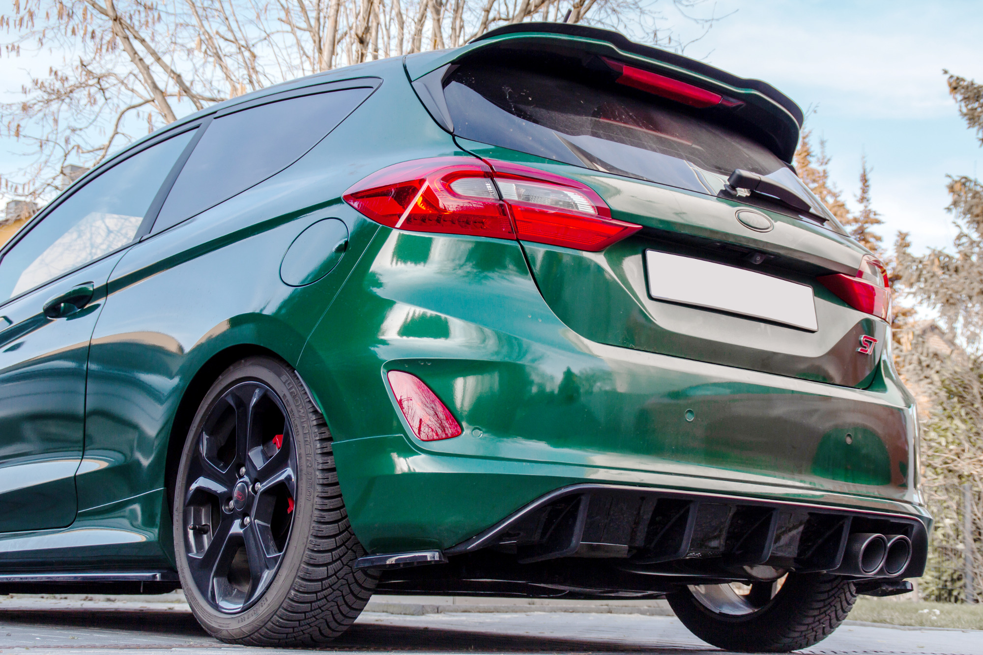 Bakre Valance Ford Fiesta Mk8 St / Blank