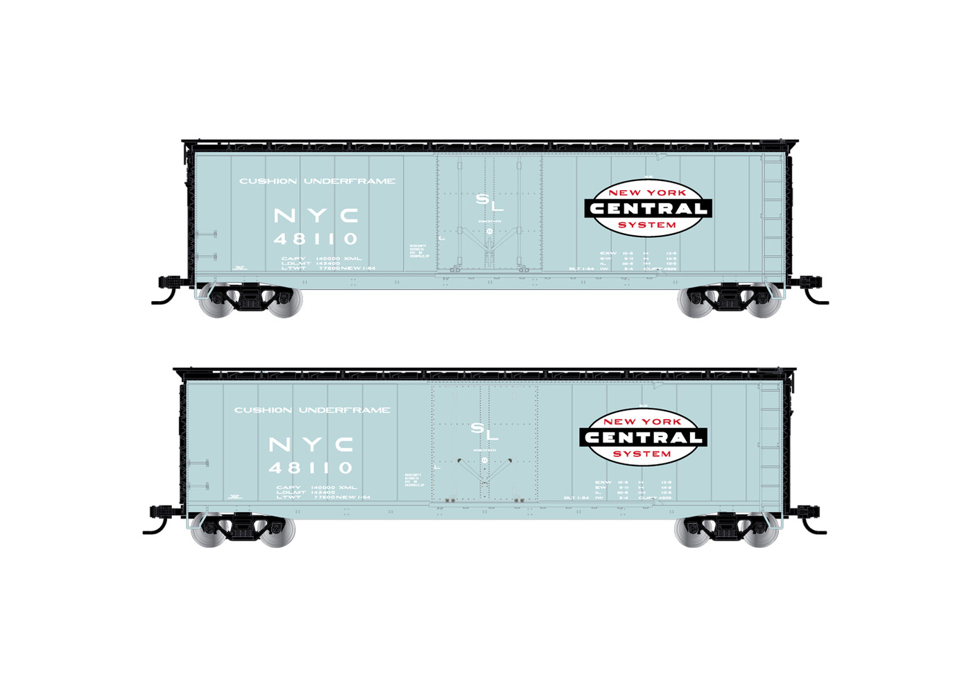 Boxcar 50' NYC #48110: 1:87 (H
