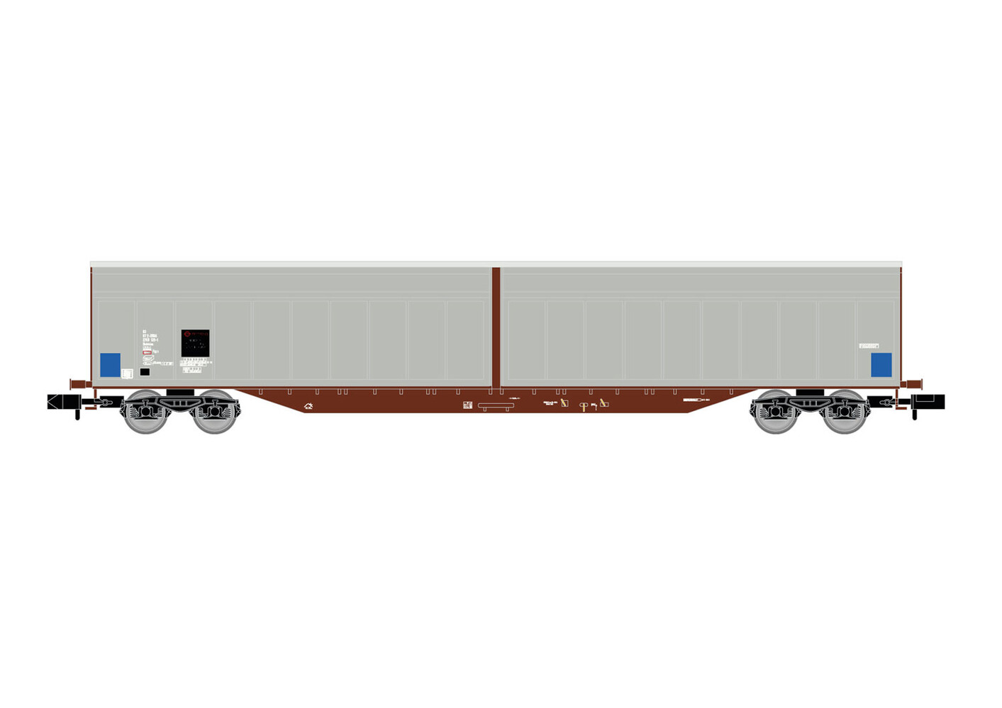 F-ERSA, 4-axle sliding walls wagon Habbins,"Ermewa", ep. VI - 2