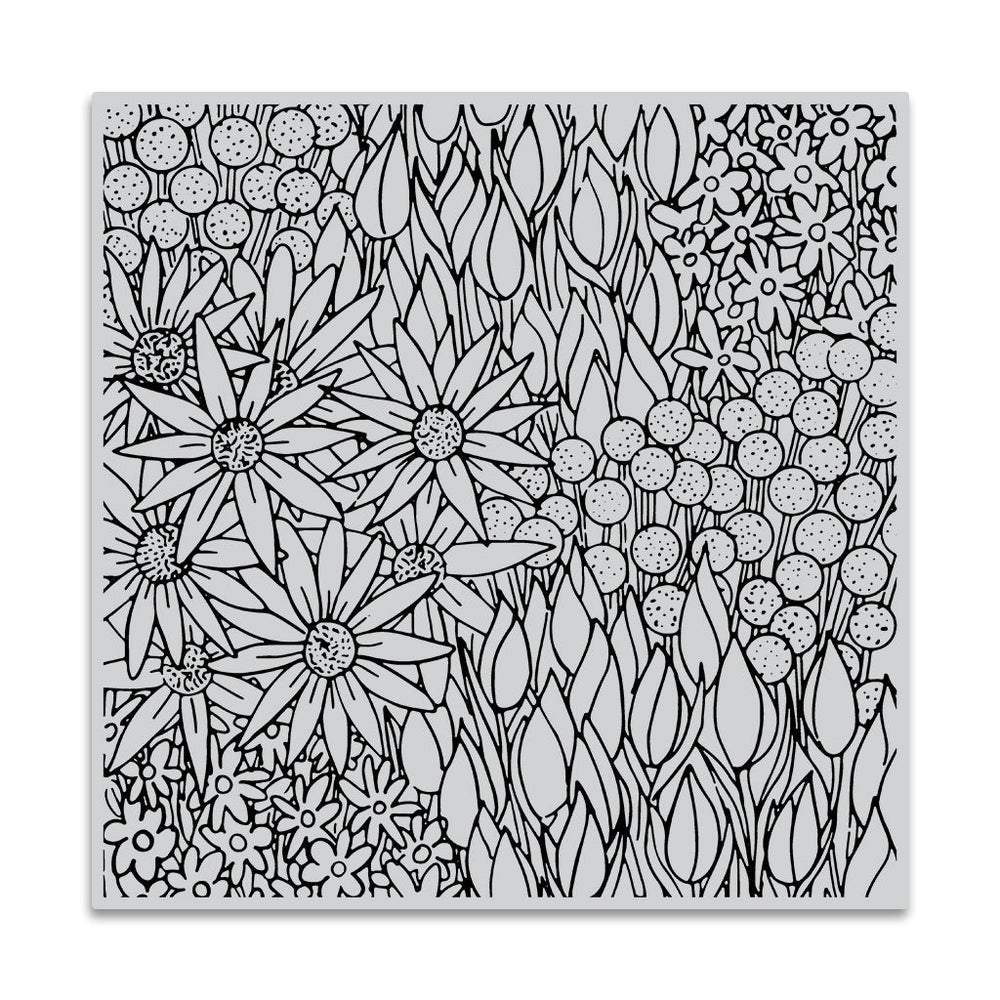 Hero Arts Background Stamp Flower Market Pyssloteket