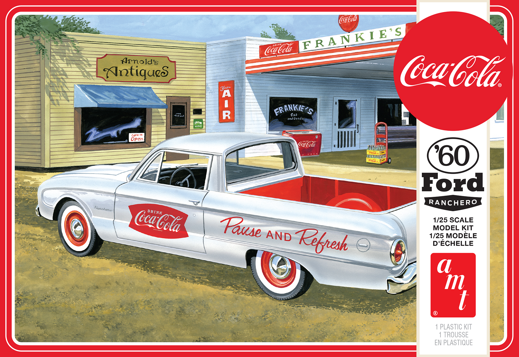 1/25 1960 FORD RANCHERO W/COKE CHEST (COCA-COLA)