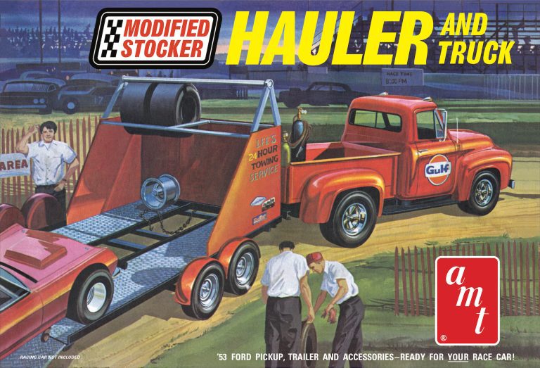 1/25 1953 FORD PICKUP “MODIFIED STOCKER HAULER” GULF