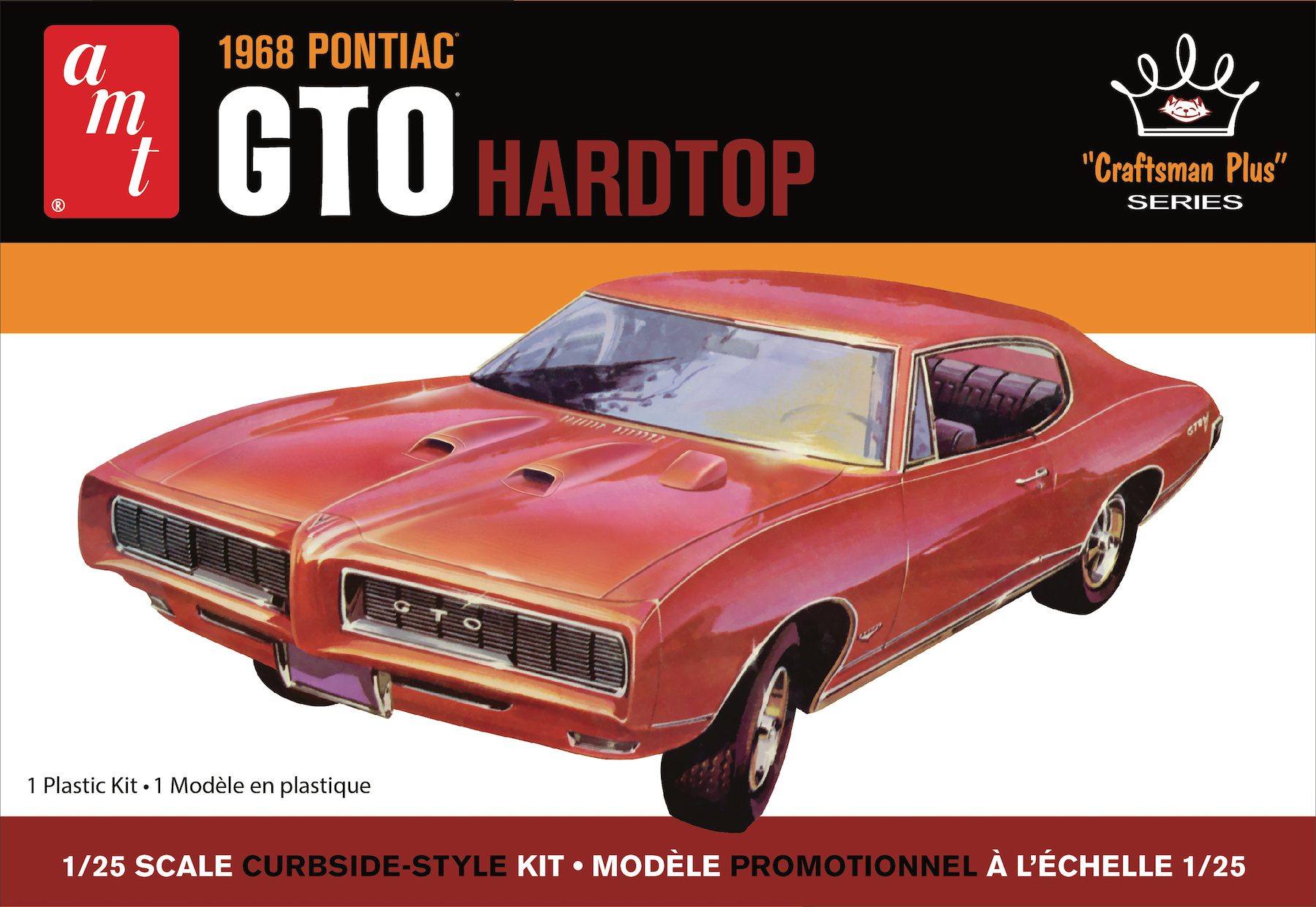 1/25 1968 PONTIAC GTO HARDTOP CRAFTSMAN PLUS