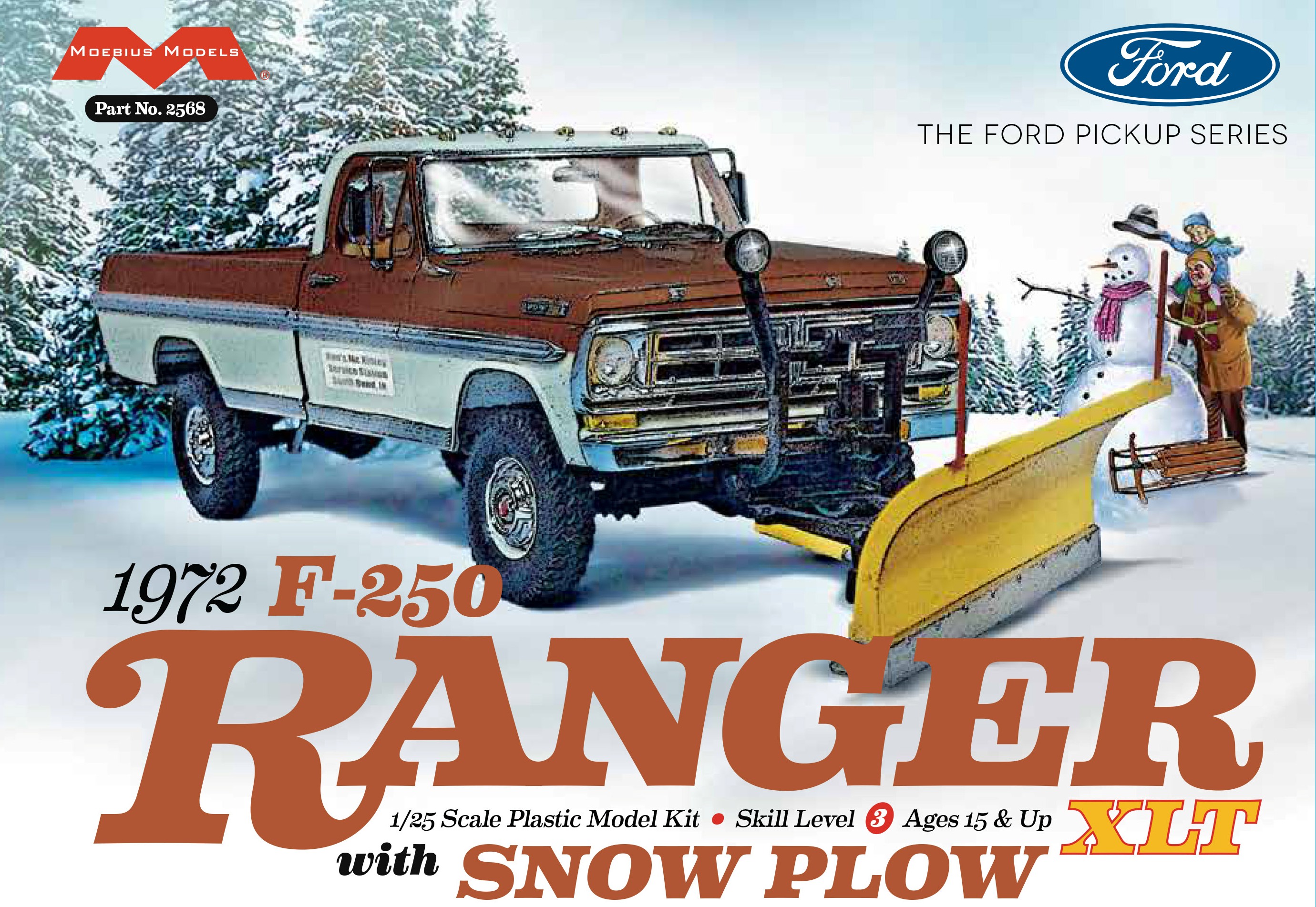 1/25 1972 Ford F-250 4×4 with Snow Plow