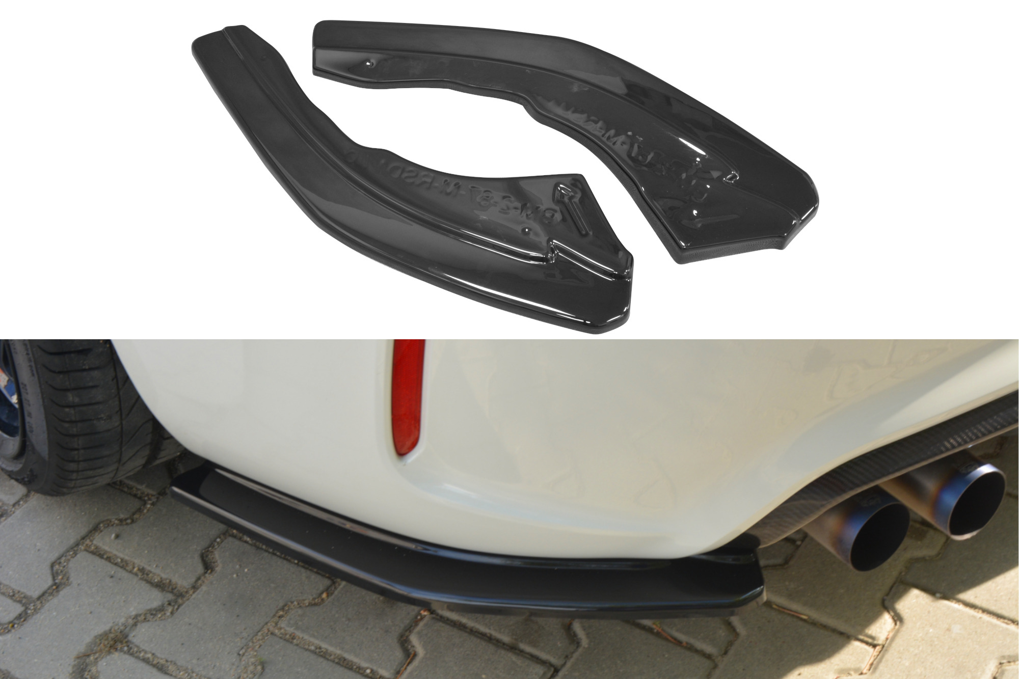 Bakre Sidosplitters BMW M2 (F87) Coupé / Kolfiberlook