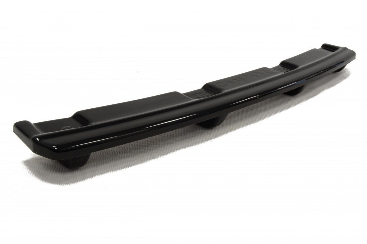 Central Bakre Splitter BMW 1 F20/F21 M-Power (Med Vertikala Stänger) / Blanksvart - 4